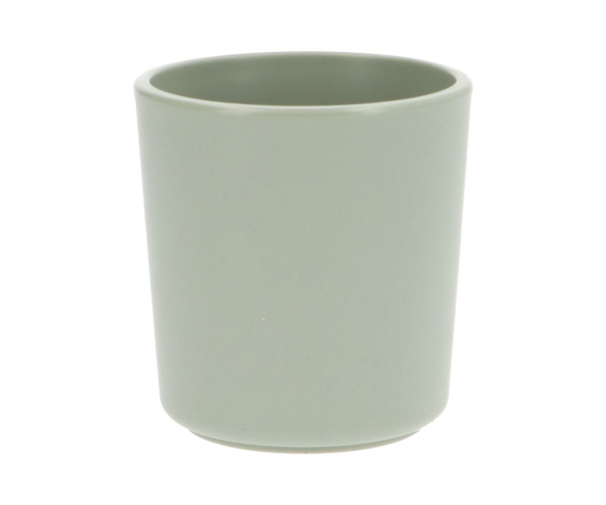 Puodelis žalios spalvos