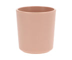 Puodelis rožinės spalvos