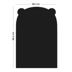 Magnetic board - Teddy bear measurements