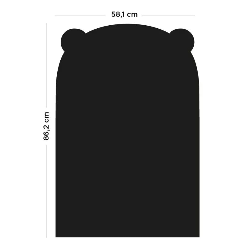 Magnetic board - Teddy bear measurements