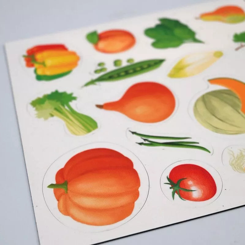 Magnetic game - fruits and vegetables