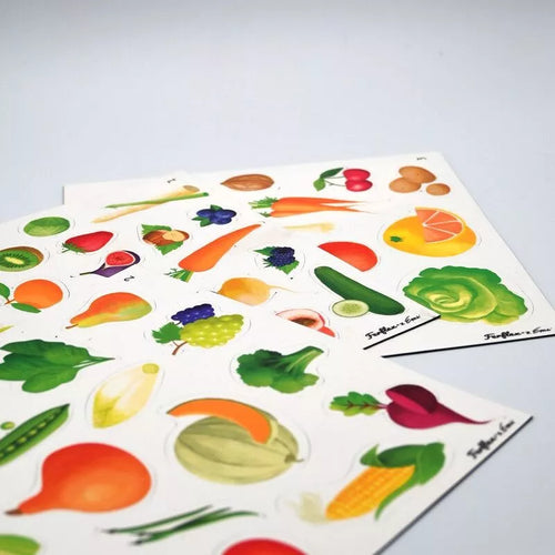 Magnetic game - fruits and vegetables