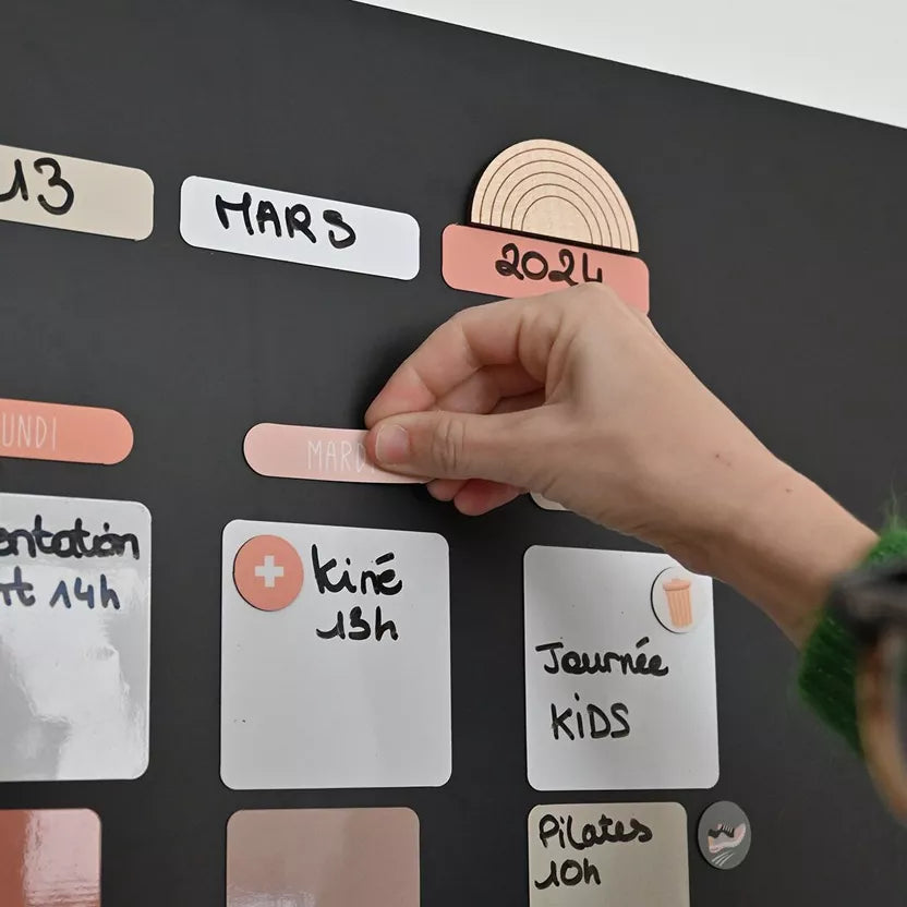 Magnets' sheet - My daily organization