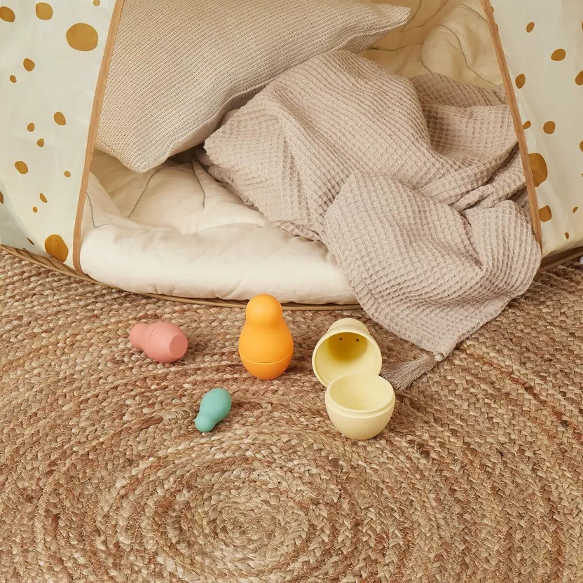 Silikoninė matrioška, spalvota